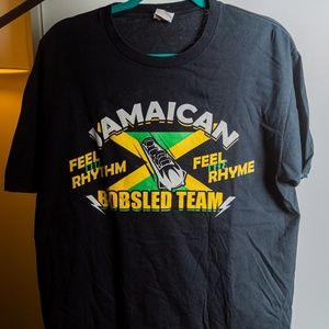 Jamaican Bobsled Team t-shirt Sz L